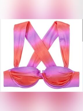 34B 34DD VS Swim Balconette Bikini Top Tropical Island Getaway